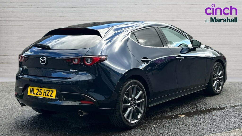 Mazda 3 3 2.5 E-skyactiv G Mhev 140 Exclusive-line Aut Blue #3