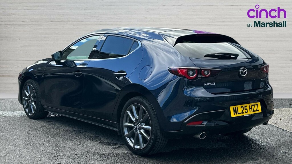 Mazda 3 3 2.5 E-skyactiv G Mhev 140 Exclusive-line Aut Blue #5