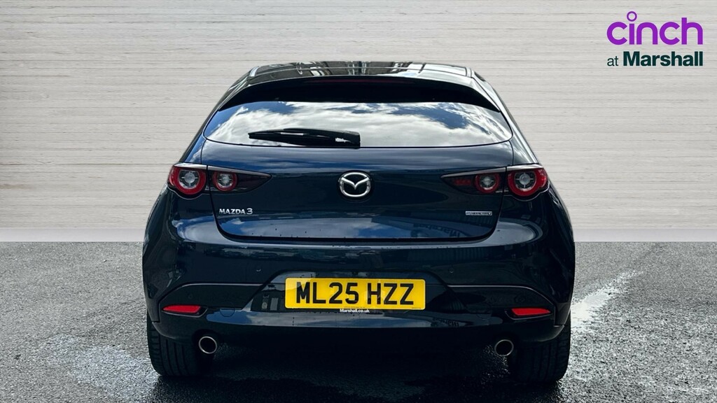 Mazda 3 3 2.5 E-skyactiv G Mhev 140 Exclusive-line Aut Blue #4