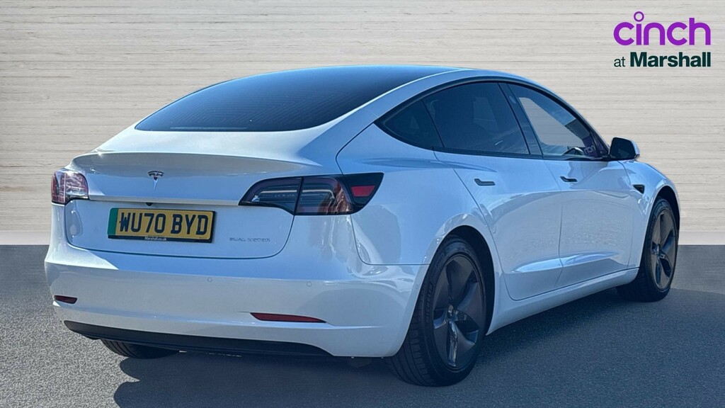 Tesla Model 3 Model 3 Long Range Awd White #3