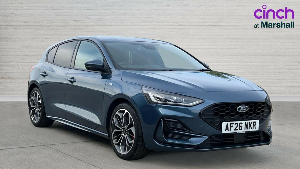 Ford Focus Focus 1.0 Ecoboost Hybrid Mhev 155 St-line X A Blue