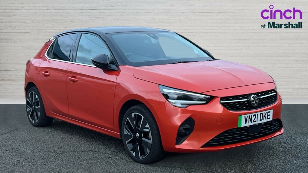 Vauxhall Corsa-e Corsa 100Kw Elite Nav Premium 50Kwh 7.4K Orange