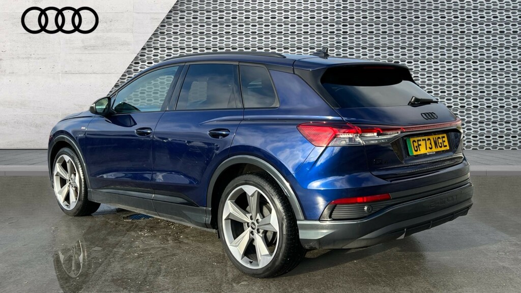 Audi Q4 E Tron Q4 220Kw 50 Quattro 82Kwh Black Edition Blue #3