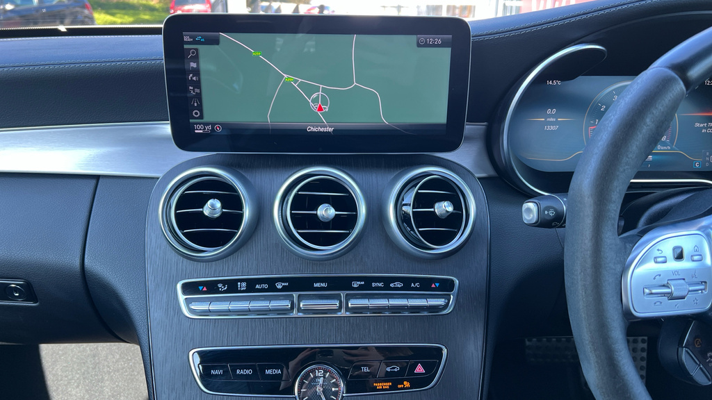 Mercedes-Benz C Class C200 Amg Line Edition 9G-tronic Black #13