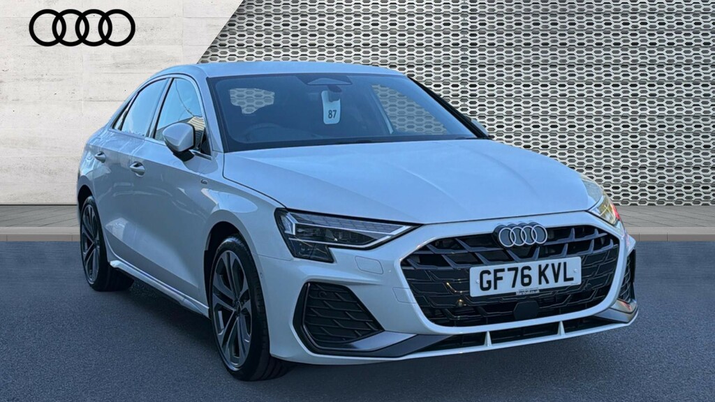 Audi A3 Audi A3 Saloon S Line Tfsi 116 Ps S Tronic White