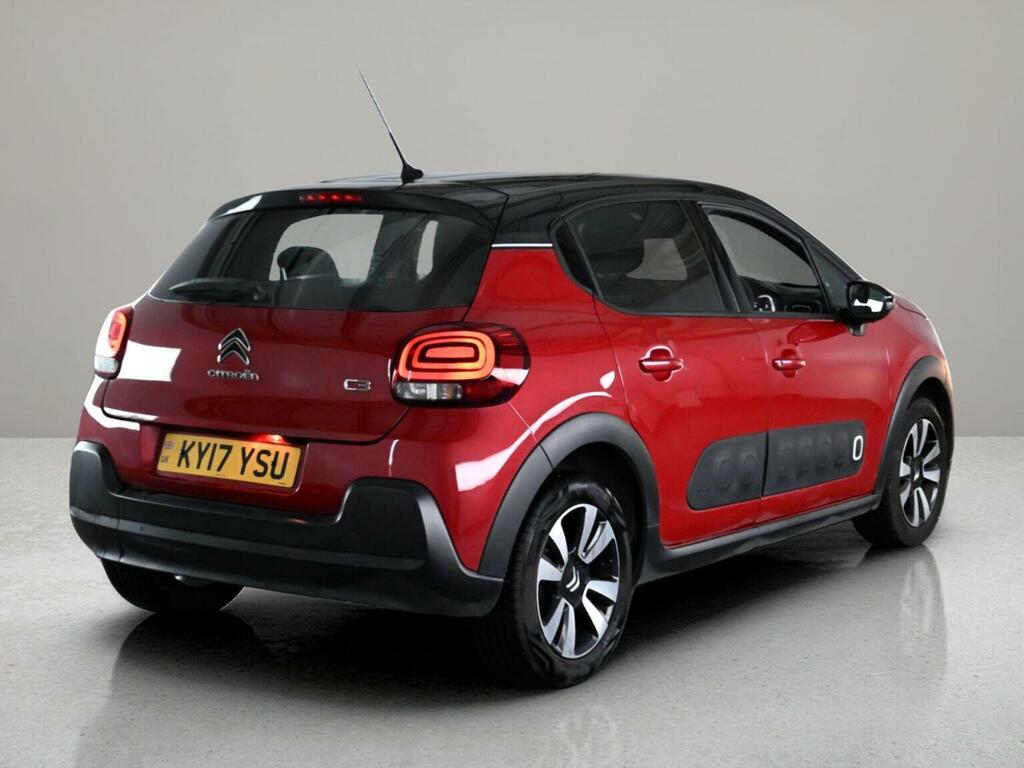 Citroen C3 1.2 Puretech Flair Euro 6 Red #4