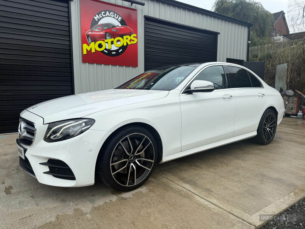 Mercedes-Benz E Class E220d Amg Line Premium 9G-tronic White #2