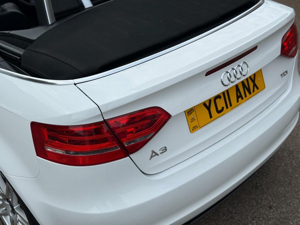 Audi A3 Cabriolet 2.0 Tdi S Line Euro 5 Ss White #6