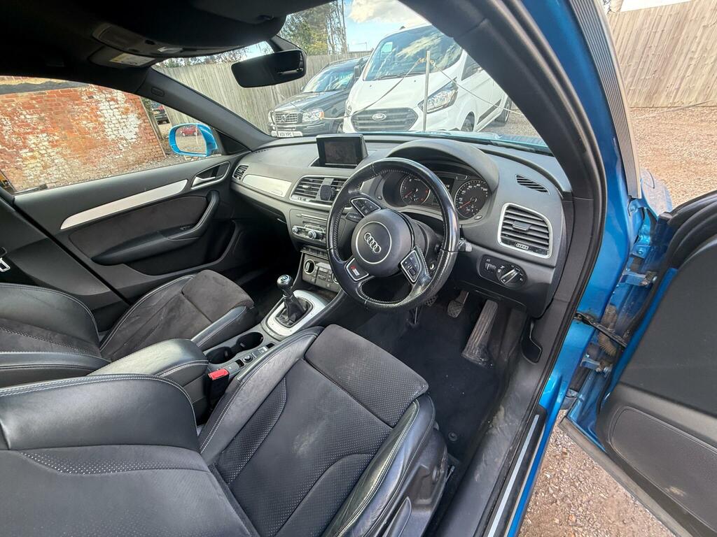 Audi Q3 2.0 Tdi S Line Plus Quattro Euro 6 Ss Blue #3