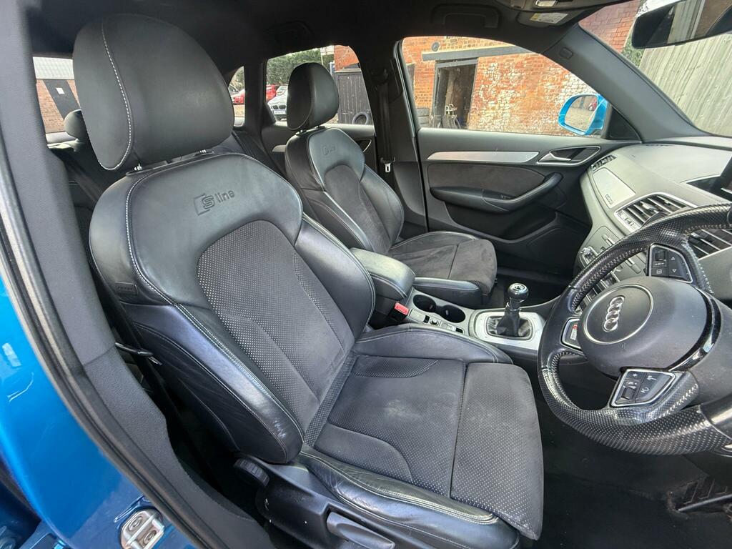 Audi Q3 2.0 Tdi S Line Plus Quattro Euro 6 Ss Blue #4