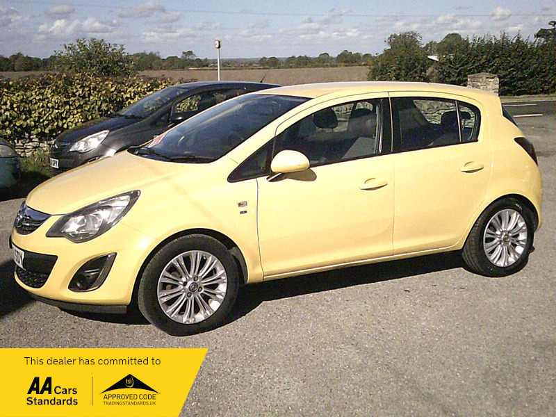 Vauxhall Corsa Se Automatic Yellow #6