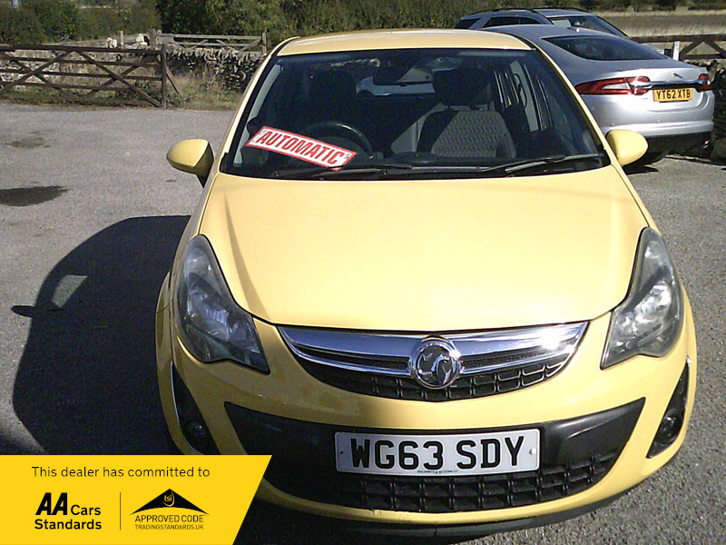 Vauxhall Corsa Se Automatic Yellow #3