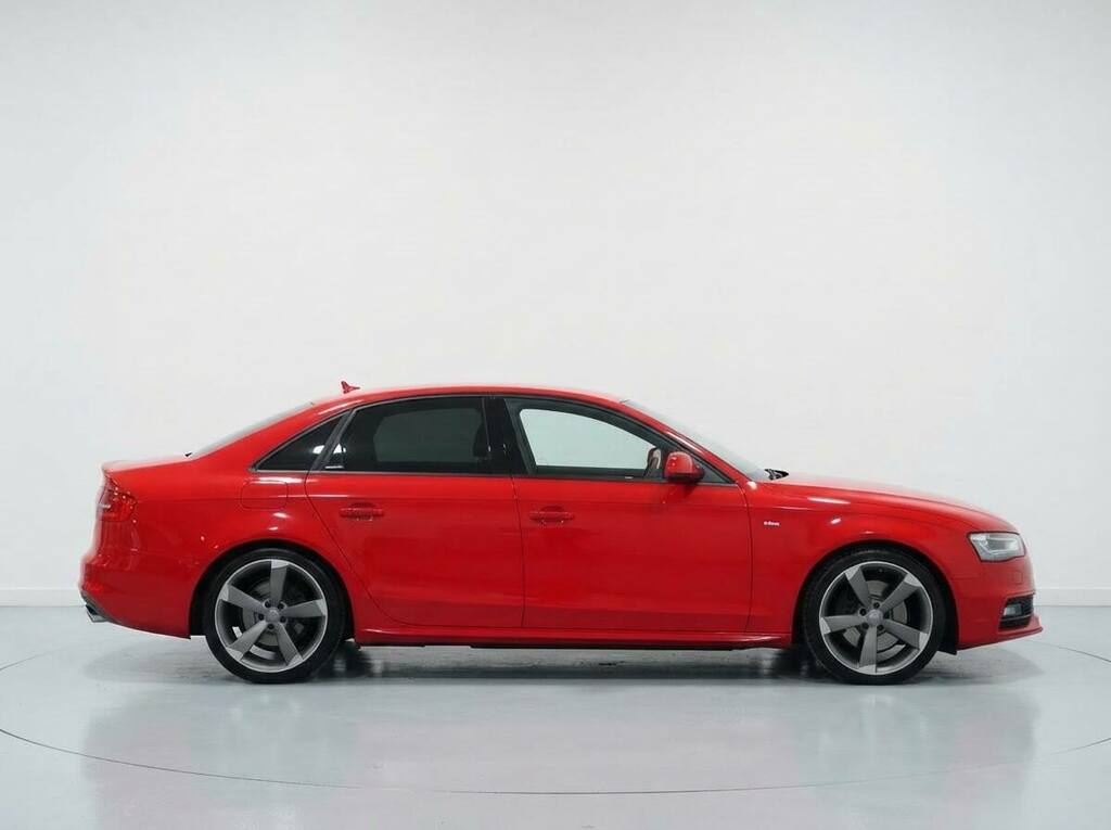 Audi A4 2.0 Tdi 177 Quattro Black Edition Red #4