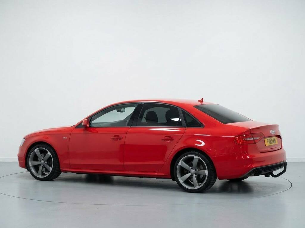 Audi A4 2.0 Tdi 177 Quattro Black Edition Red #6