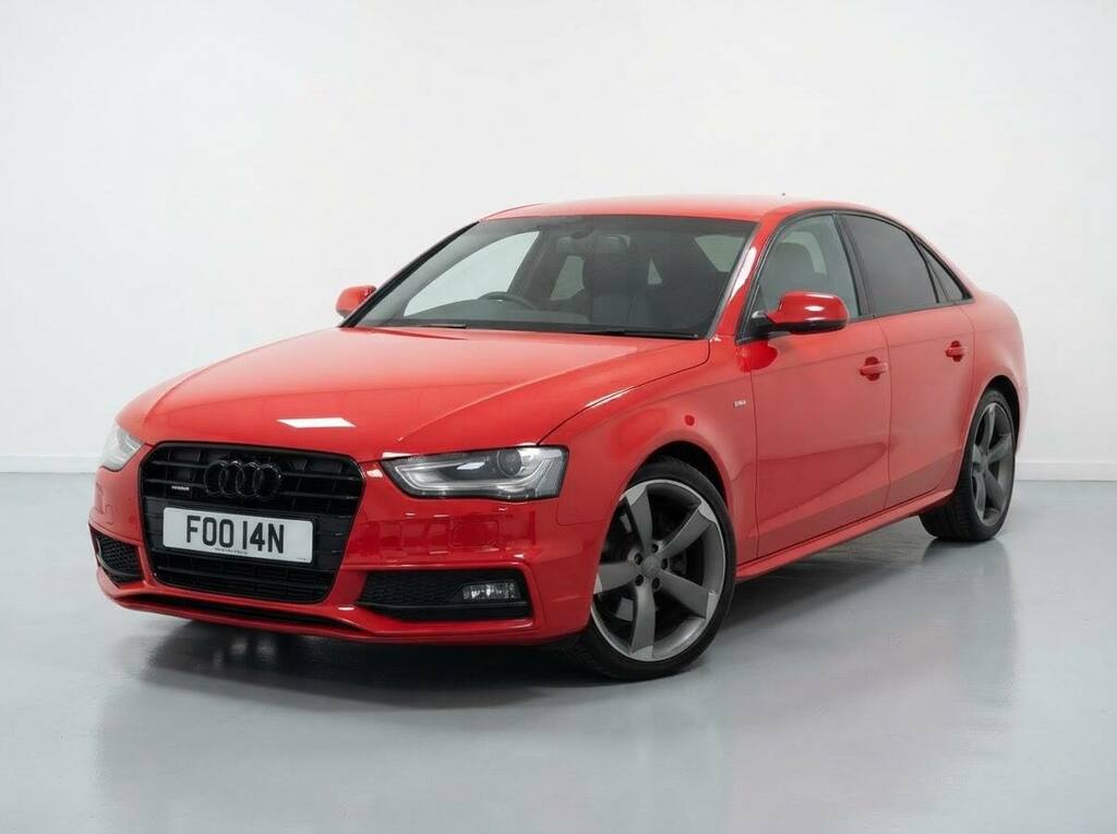 Audi A4 2.0 Tdi 177 Quattro Black Edition Red #2