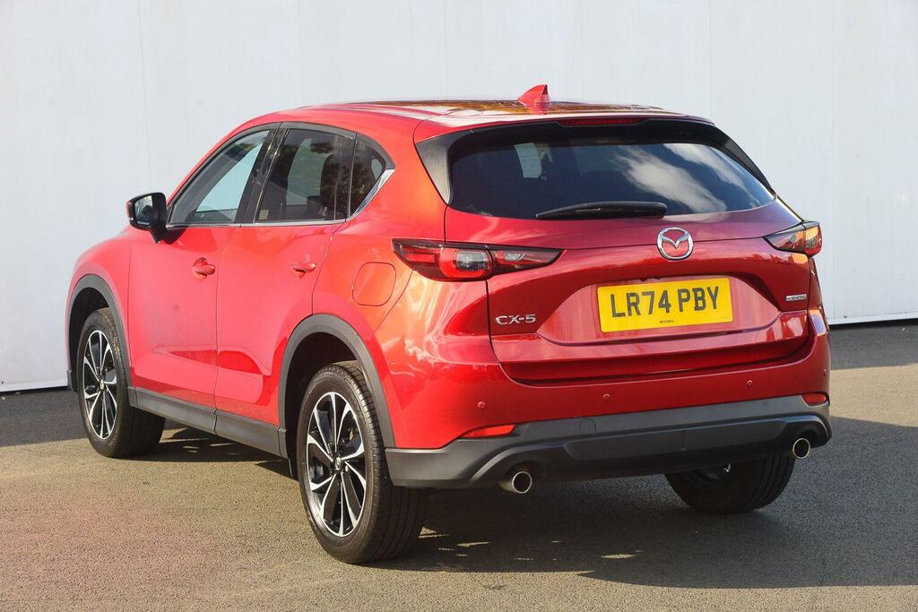 Mazda CX-5 2.0 E-skyactiv G Mhev Exclusive-line Red #3