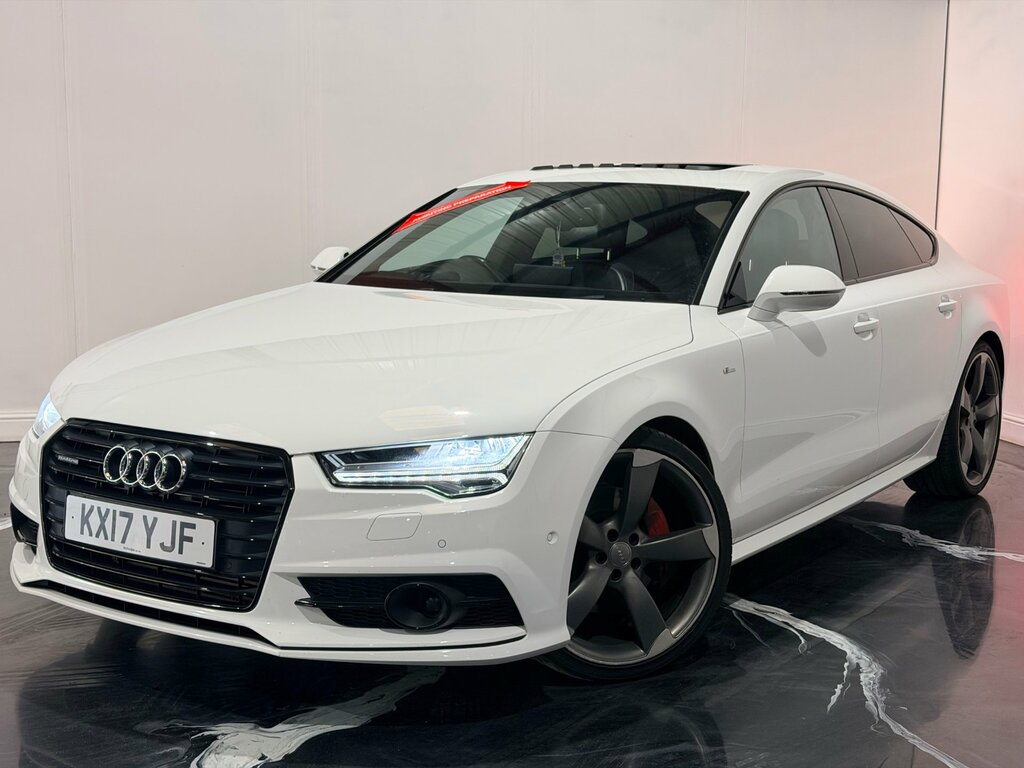 Audi A7 3.0 Tdi V6 Black Edition Sportback S Tr White #3