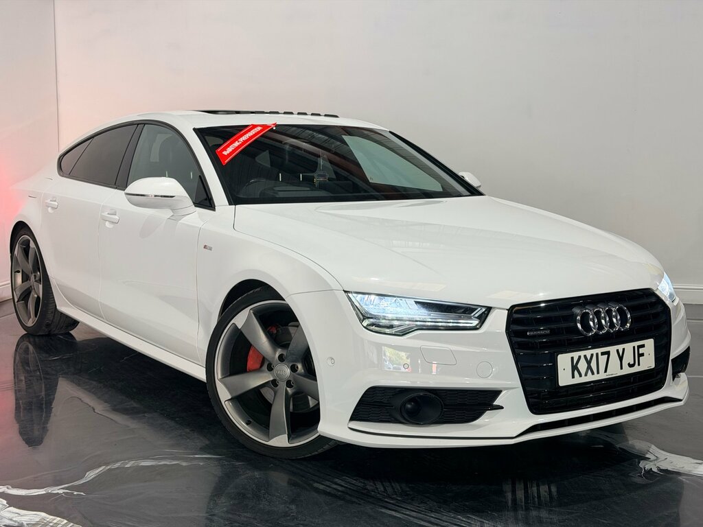 Audi A7 3.0 Tdi V6 Black Edition Sportback S Tr White