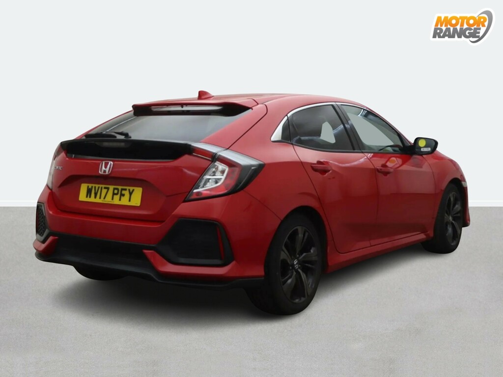 Honda Civic 1.0 Vtec Turbo Sr Cvt Red #4