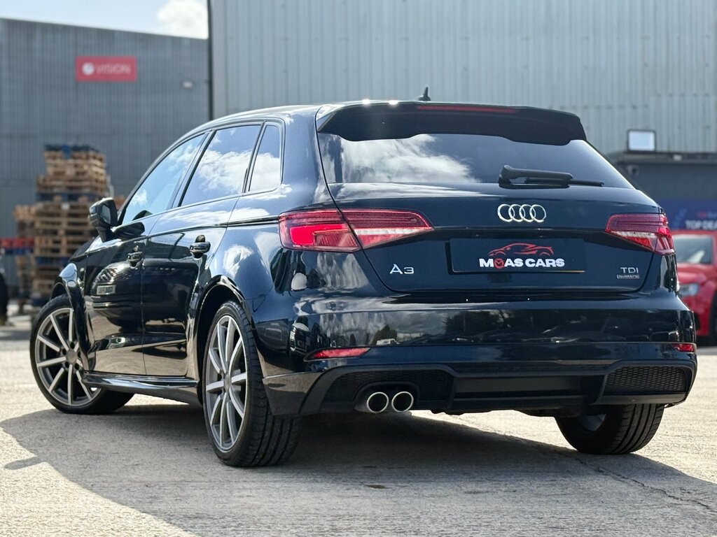 Audi A3 2.0 Tfsi Black Edition Sportback Blue #2