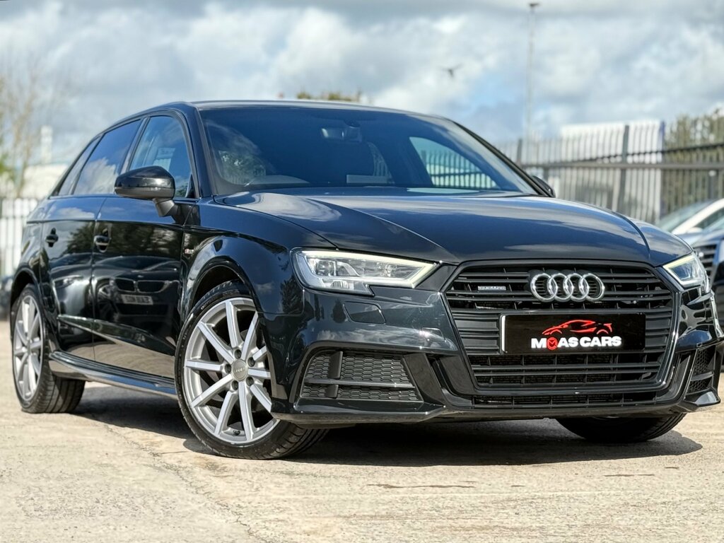 Audi A3 2.0 Tfsi Black Edition Sportback Blue #1