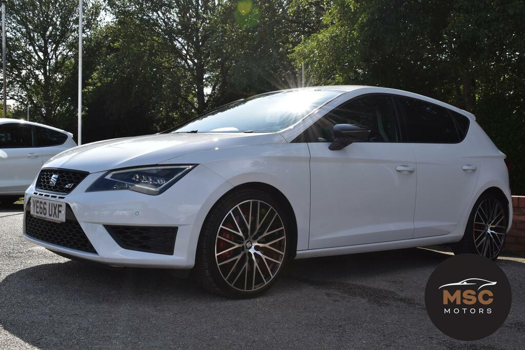 Seat Leon 2.0 Tsi Cupra 290 Black Hatchback Manua YE66UXF White #6