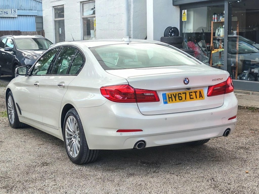 BMW 5 Series 3L Se White #5