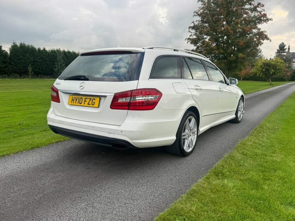 Mercedes-Benz E Class 3L Sport White #3