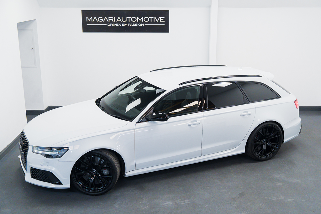 Audi RS6 Avant Petrol OY17GYA White #3