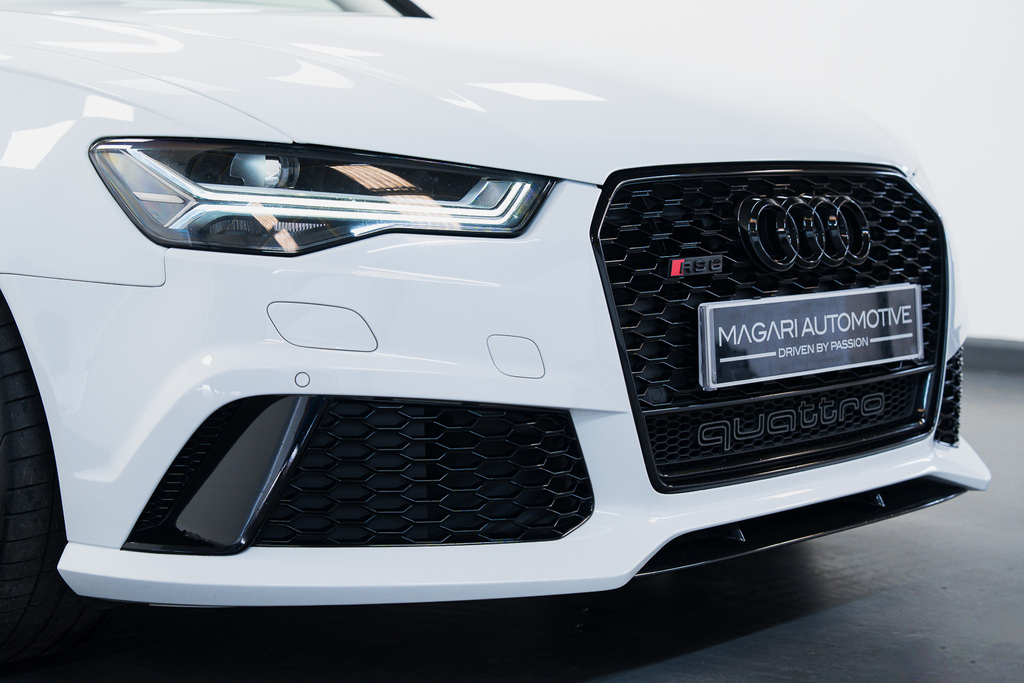 Audi RS6 Avant Petrol OY17GYA White #6