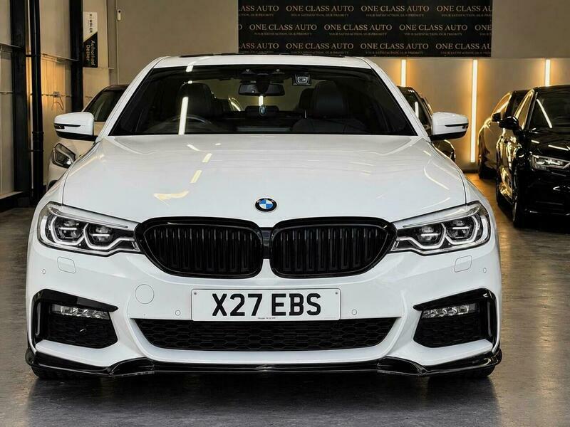 BMW 5 Series 3.0 530D M Sport White #2