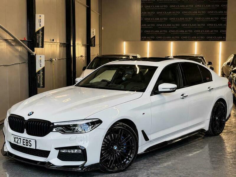 BMW 5 Series 3.0 530D M Sport White #3