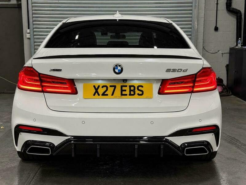 BMW 5 Series 3.0 530D M Sport White #5