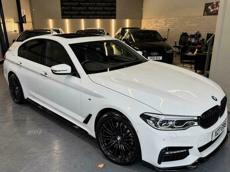 BMW 5 Series 3.0 530D M Sport White #4