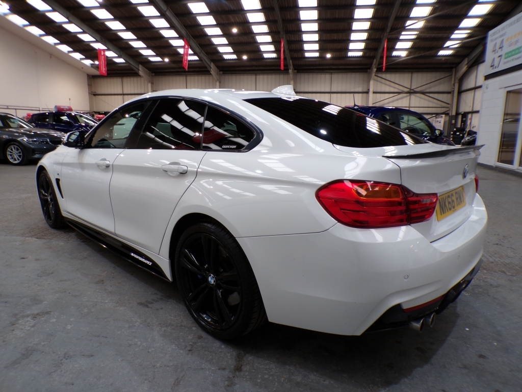 BMW 4 Series Gran Coupe 2.0 420D M Sport Gran Coupe White #5