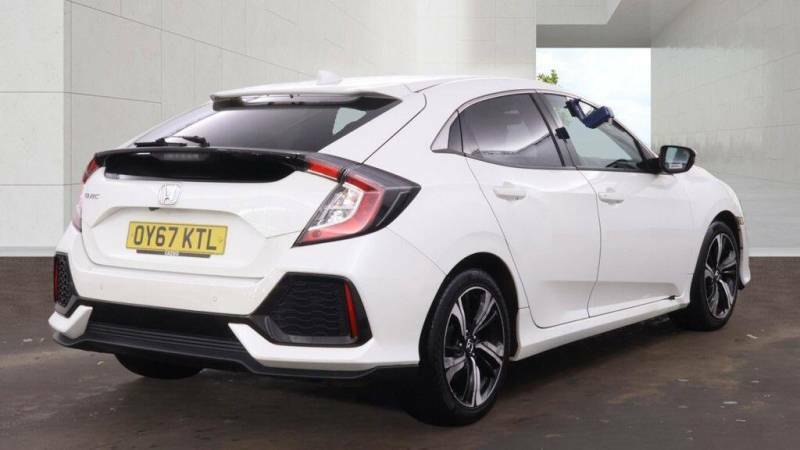 Honda Civic 1.0 Vtec Turbo Sr Euro 6 Ss White #4