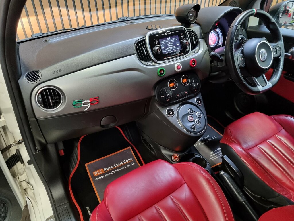 Abarth 595 1.4 T-jet Turismo Hatchback Euro 6 White #5