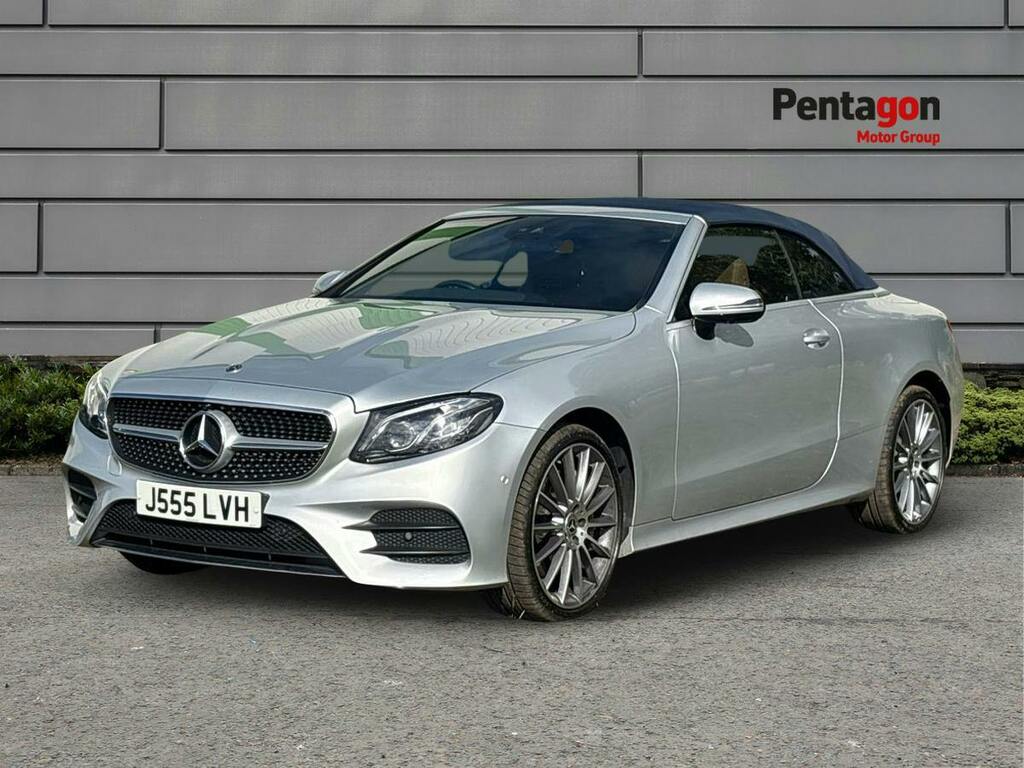 Mercedes-Benz E Class 3.0 E450 V6 Gpf Amg Line Cabriolet G Tr Silver #3