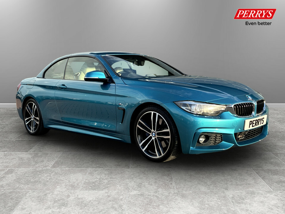 BMW 4 Series 420I M Sport Professional Media Blue