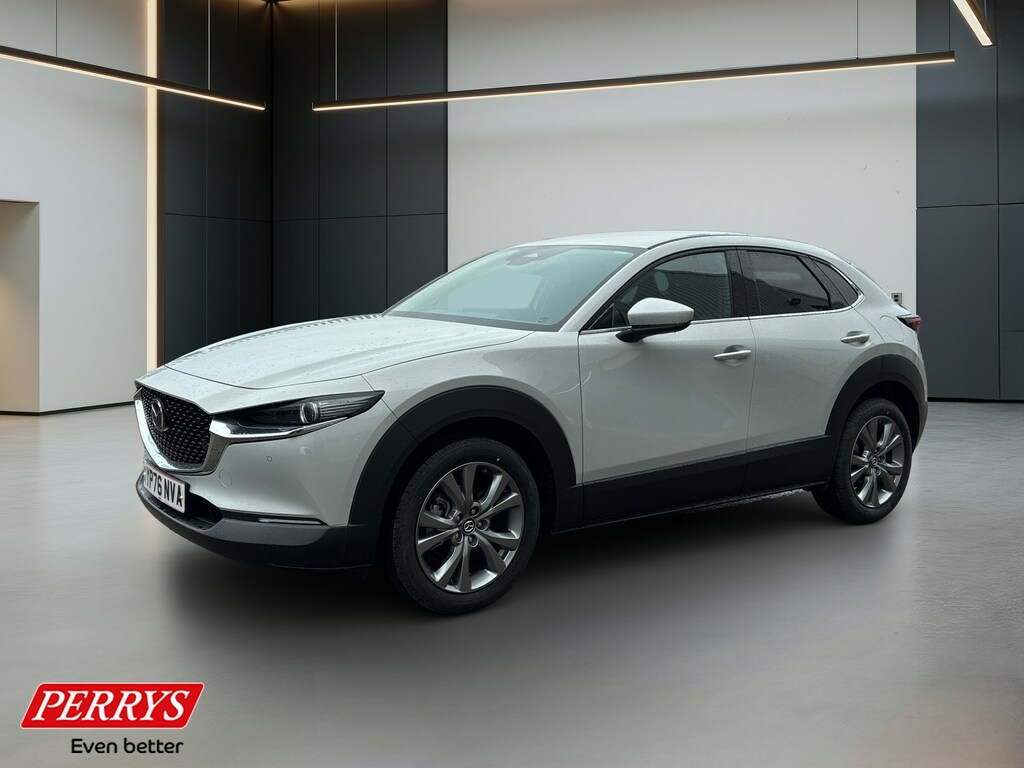 Mazda CX-30 2.5 E-skyactiv G Mhev 140 Exclusive-line White #3