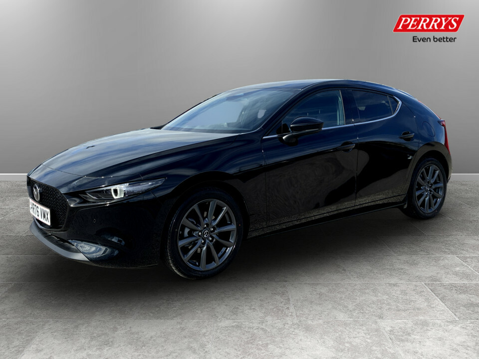 Mazda 3 2.5 E-skyactiv G Mhev 140 Exclusive-line Black #3