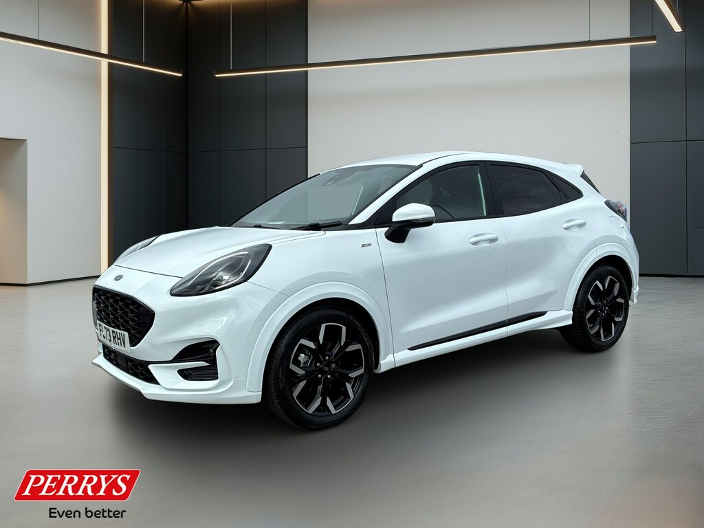 Ford Puma 1.0 Ecoboost Hybrid Mhev St-line X White #4