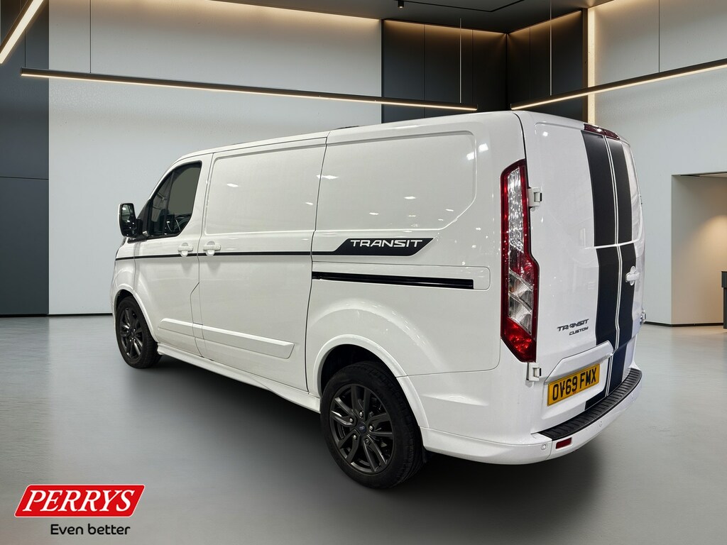 Ford Transit Custom 2.0 Ecoblue 185Ps Low Roof Sport Van White #5