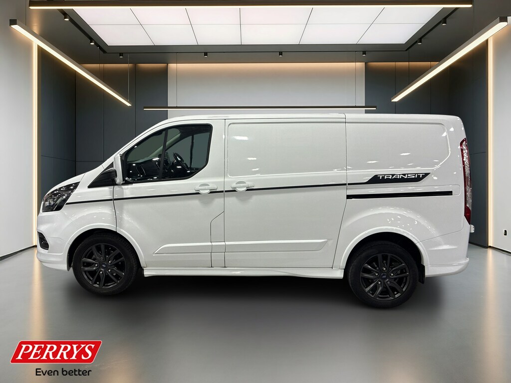 Ford Transit Custom 2.0 Ecoblue 185Ps Low Roof Sport Van White #4