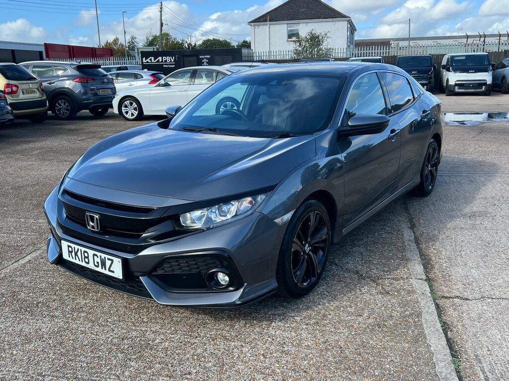 Honda Civic 1.0 Vtec Turbo Ex Euro 6 Ss Grey #3