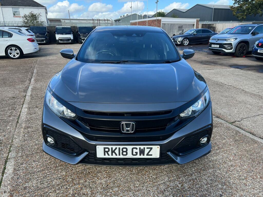 Honda Civic 1.0 Vtec Turbo Ex Euro 6 Ss Grey #2