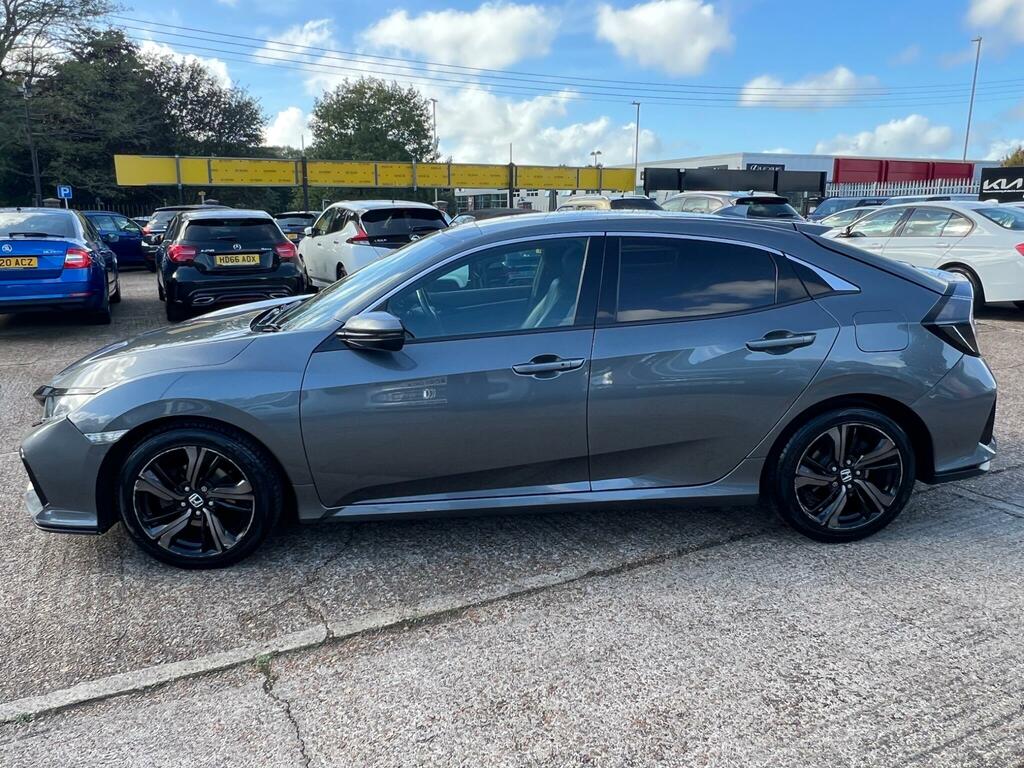 Honda Civic 1.0 Vtec Turbo Ex Euro 6 Ss Grey #4