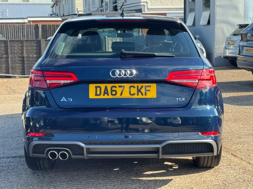 Audi A3 2.0 Tdi S Line Sportback S Tronic Euro 6 Ss Blue #6