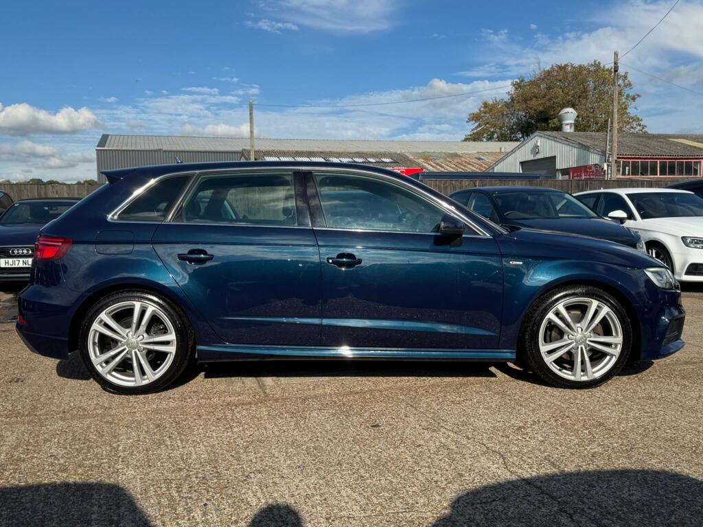 Audi A3 2.0 Tdi S Line Sportback S Tronic Euro 6 Ss Blue #4