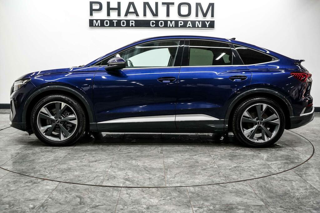 Audi Q4 E Tron S Line Blue #3